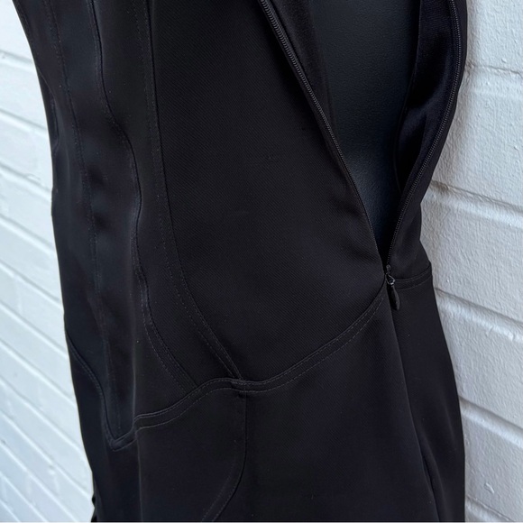 Versace Jeans Couture VTG 90s Y2K Little Black Dress w/ Pleated Skirt SZ 0/2 XS - Picture 6 of 10